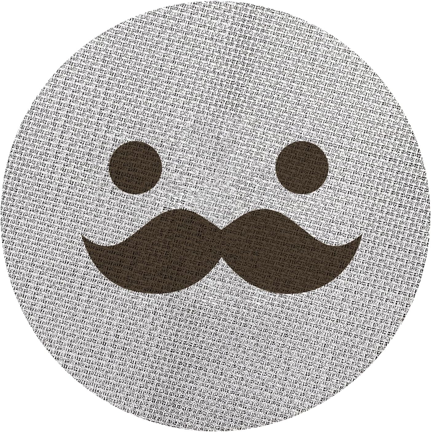 58.5mm Espresso Puck Screen, Lower Shower Screen, Metal Coffee Reusable Filter for 58mm Espresso Portafilter Basket, 1.7 Thickness(Mustache)