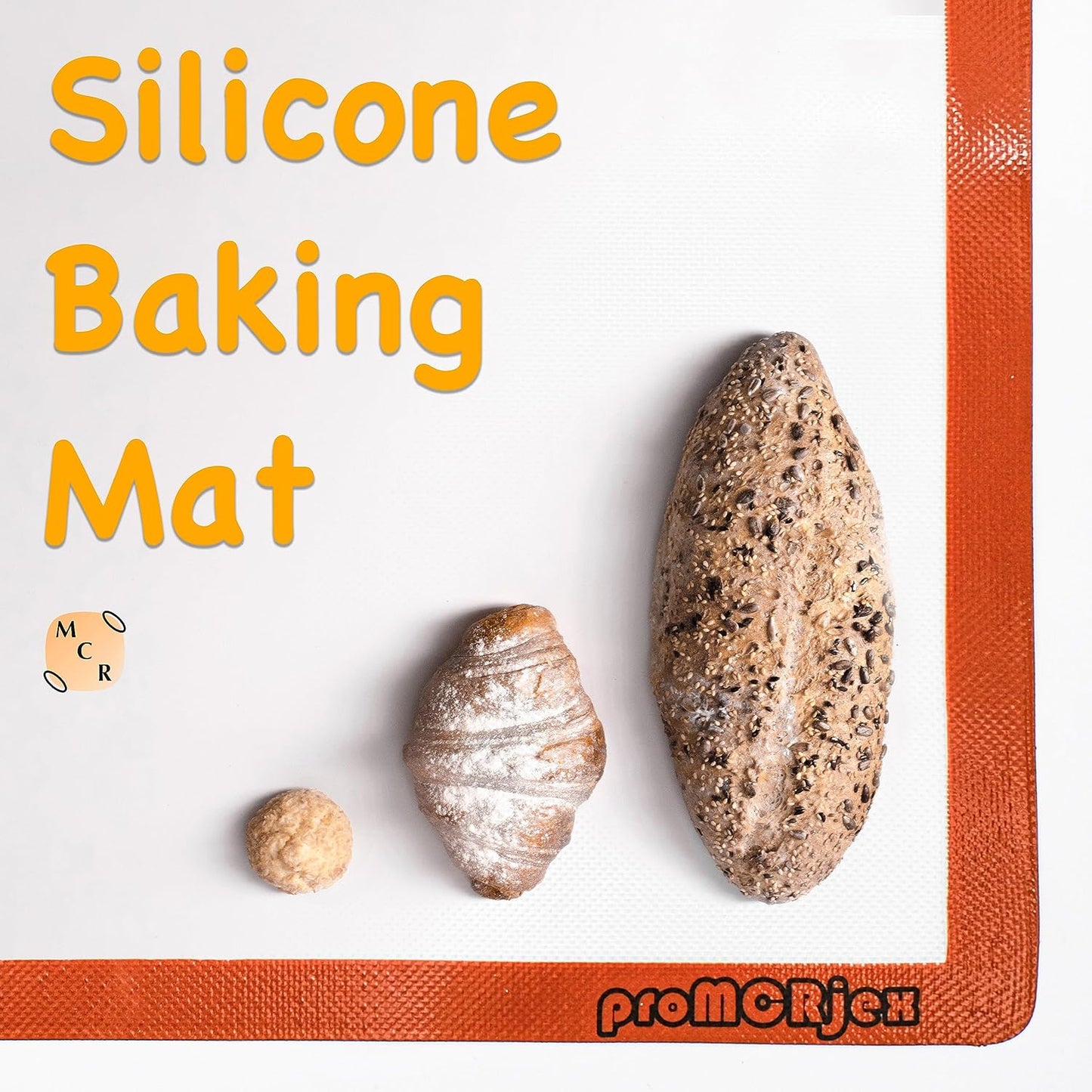 Silicone Baking Mats Full Sheet Non-Stick Cookie Sheet Large Silicon Baking Mat Set (16"x 24" Pack of 2)