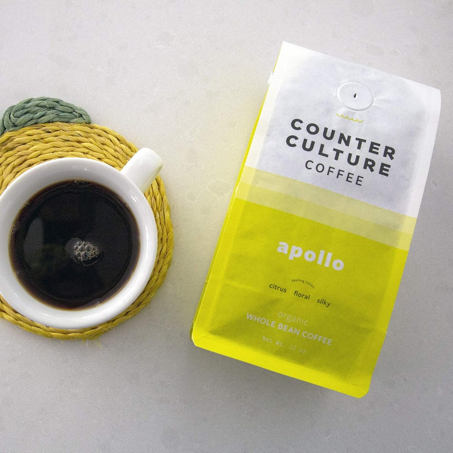Counter Culture Coffee - Fresh Roasted Certified Organic Whole Bean Coffee (Kosher) (Apollo)